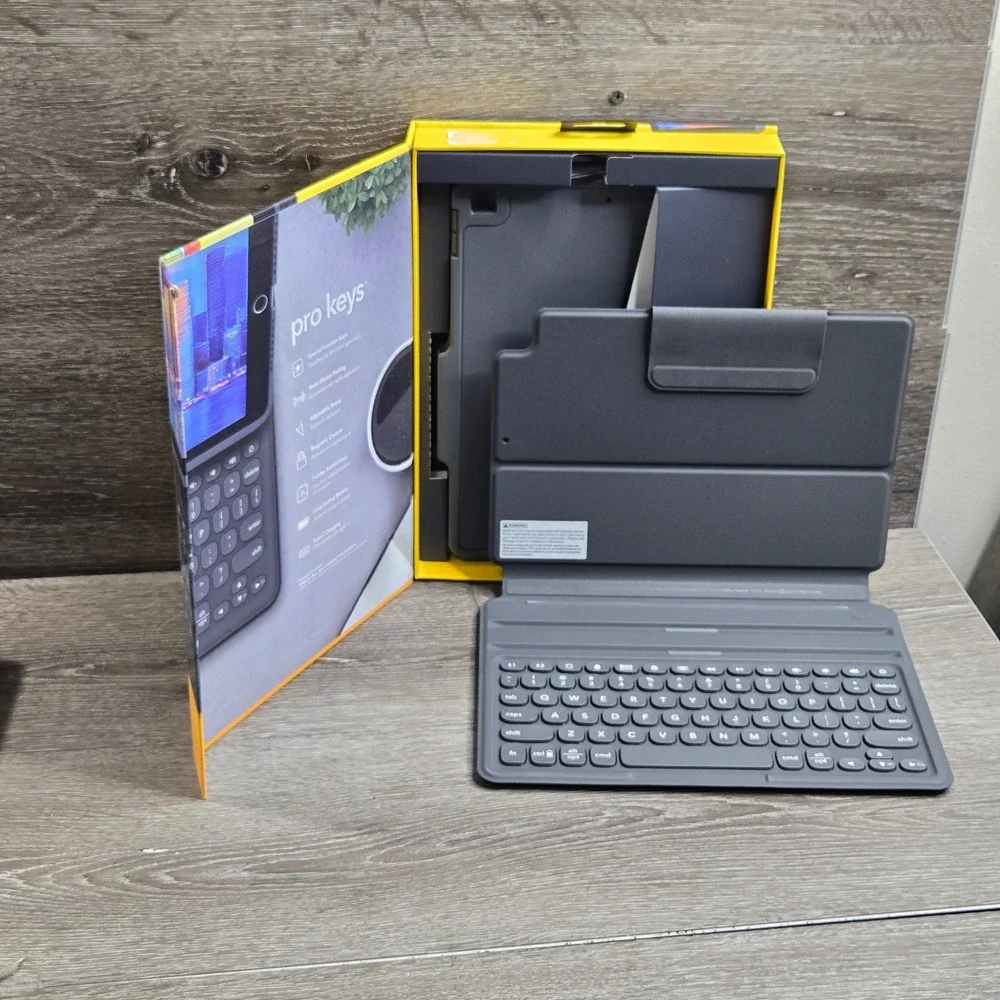 ZAGG Pro Keys Wireless Keyboard Case iPad 10.2 7/8/9th Gen Black Tested